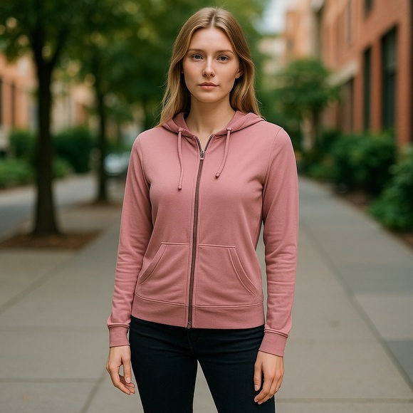 Pink Hoodie Yoga Workout Stretch Jacket
New - Picture 2 of 6